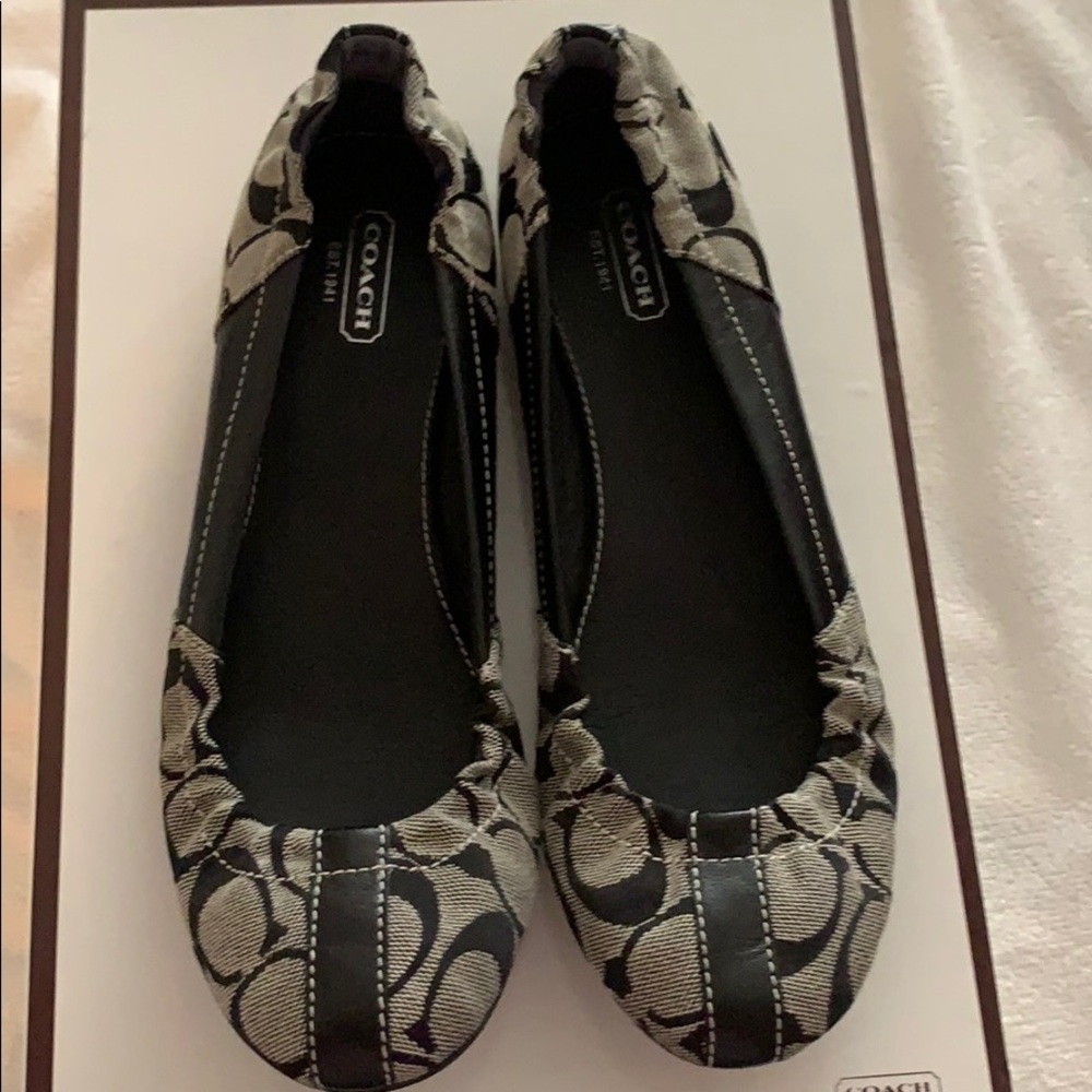 Size 8 Coach Slip on Shoes.